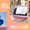 G-Anica Laptop Computer, win11 Laptop, 8GB+128GB, Celeron Dual core Processors, 10" Laptops, Bluetooth WiFi Webcam mini HDMI, and Laptop Bag,Mouse, Mouse Pad, HeadphoneRose Gold view 3