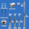 19.7ft Assemble Security Camera Pole Outdoor, Universal Surveillance Camera Post Stand, Commercial Pole for Security Camera for Residential Area/Farm(B,300cm/9.8 ft (3 Sections)) view 2