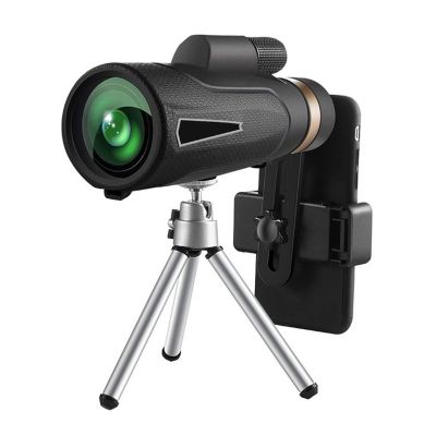 10x50 HD Monocular Telescope High Power Portable, Waterproof with Phone Adapter and Tripod for Adult Bird Watching Outdoor Travel Sightseeing