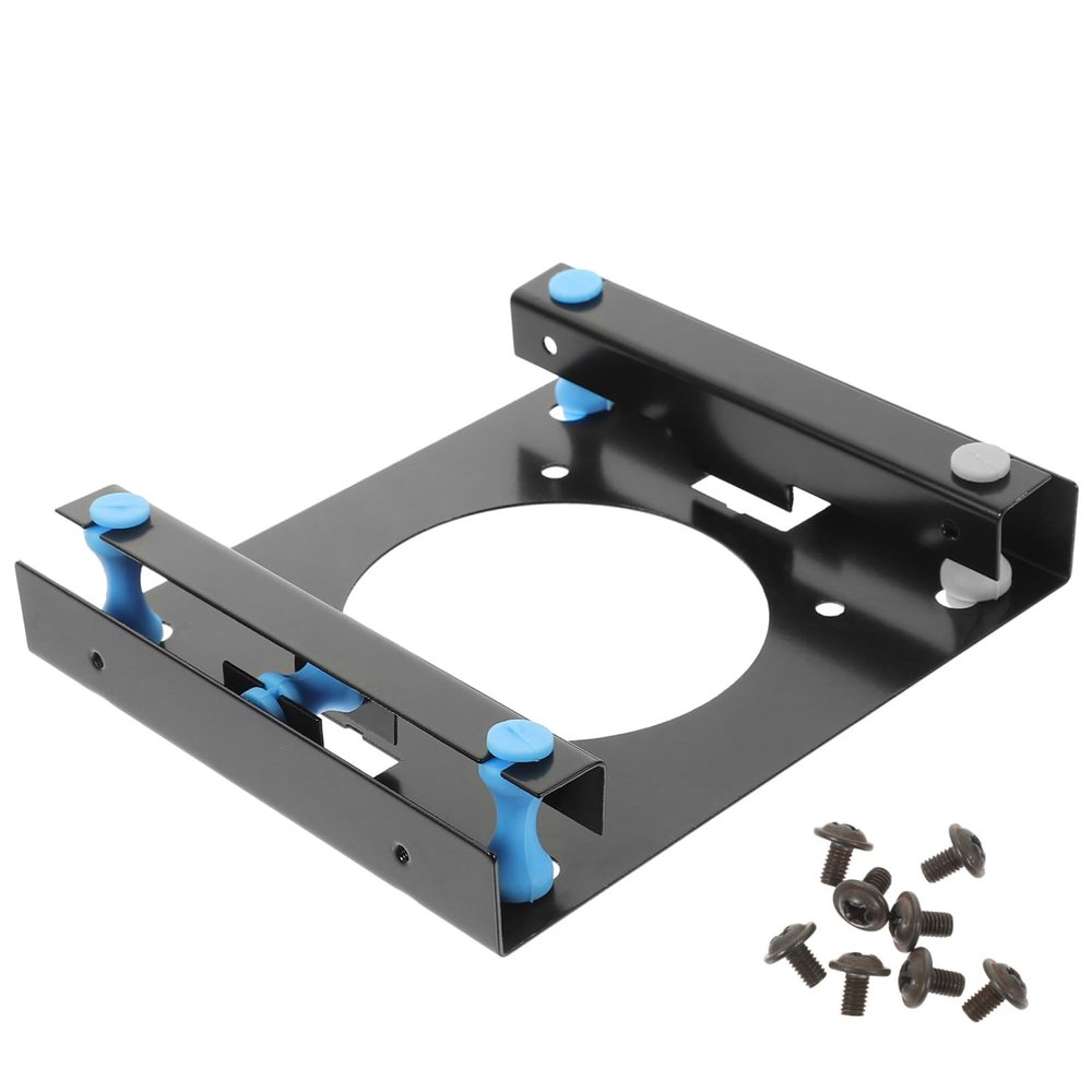 COOLHIYA Hard Drive Mounting Bracket Hard Disk Holder with Screw Fixation Open Design for Enhanced Heat Dissipation Compatible with Computer Chassis