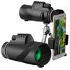 40 x 60 Monocular Telescope, High Power HD with Smartphone Holder and Tripod Waterproof with for Adult Bird Watching Outdoor Travel Sightseeing view 1