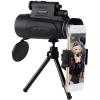 100X90 Monocular Telescope, HD High Power Shimmer Waterproof Monocular with Smartphone Adapter and Tripod for Adult Bird Watching Outdoor Travel Sightseeing view 1