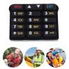 Gugxiom 8Pcs Number Keyboard Replacement for UV9R Plus Series, Silicone Keypad Two Way Radio Repair Parts view 2