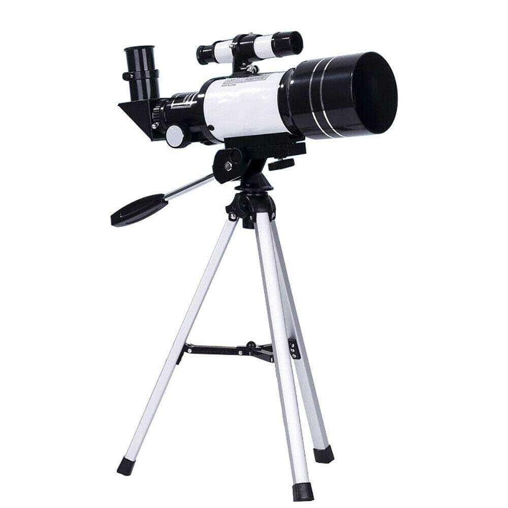 Astronomical Telescope,70mm Astronomical Telescope F30070 150X Zoom HD Monocular with Tripod w/Clip Kit for Adult Bird Watching Outdoor Travel Sightseeing