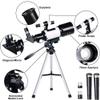 Astronomical Telescope,70mm Astronomical Telescope F30070 150X Zoom HD Monocular with Tripod w/Clip Kit for Adult Bird Watching Outdoor Travel Sightseeing view 3