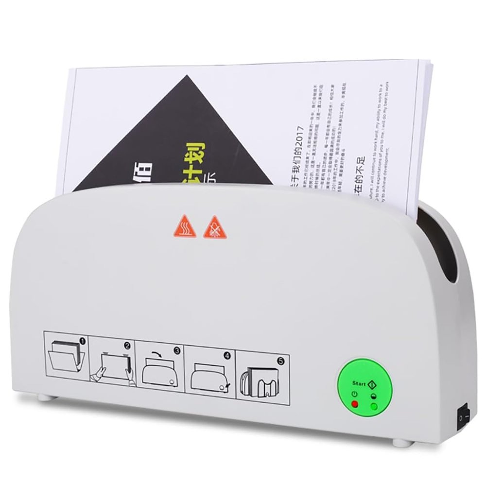 Hot Melt Binding Machine, A4 Thermal Binding Kit with 33mm Max Binding Thickness, Fast 1-Minute Binding for Photos, Documents, and Reports
