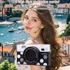 Zopsc 4K Digital Camera 64MP Autofocus Vlogging Camera with Front Flash, 3in Screen, 10 Filters, for Photography Beginners, 1500mAh. (Black White) view 3