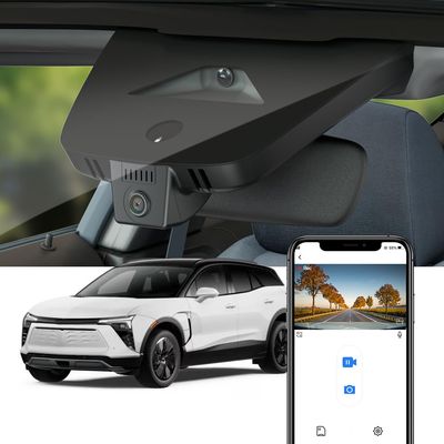 Fitcamx 4K Dash Cam Suitable for Chevy Blazer EV 2025 2026 LT RS SS (HD2-D1350), OEM Factory Look, UHD 2160P Video, Built-in WiFi & APP, Loop Recording, G-Sensor, Plug & Play, 64GB Card