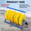 3/4 Reel Electrical Wire Spool Holder,Folding Wire Spool Rack,Floor-standing Cable Dispenser,for Electrical Industrial and Retail Use(3 reel) view 2