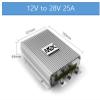12v to 28v DC to DC Converter Step Up Boost Power Converter 28VDC Stabilizer 1A 5A 10A 20A 40A Output DC Power Supply(25A Aluminum) view 2