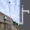 1.6 3.3 4 5 6.6 ft Tall Security Camera Holder with Screws, L-Shaped Surveillance Monitoring Tubes Pole Weatherproof, Corner Security Pole Stand(Single Ball,2.0 m(6.56 ft)) view 1