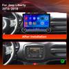Lizpofly 13.3-inch Android 13 Car Radio for Jeep Liberty 2016-2018 Model Car Radio Upgrade with Wireless CarPlay and Android Auto 4G WiFi GPS and HD Touchscreen Head Unit view 4