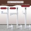 1.6 3.3 4 5 6.6 ft Tall Security Camera Holder with Screws, L-Shaped Surveillance Monitoring Tubes Pole Weatherproof, Corner Security Pole Stand(Single Gun,1.0 m(3.28 ft)) view 2