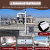 1.6 3.3 4 5 6.6 ft Tall Security Camera Holder with Screws, L-Shaped Surveillance Monitoring Tubes Pole Weatherproof, Corner Security Pole Stand(Single Gun,1.0 m(3.28 ft)) view 3