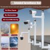 1.6 3.3 4 5 6.6 ft Tall Security Camera Holder with Screws, L-Shaped Surveillance Monitoring Tubes Pole Weatherproof, Corner Security Pole Stand(Single Gun,1.0 m(3.28 ft)) view 4