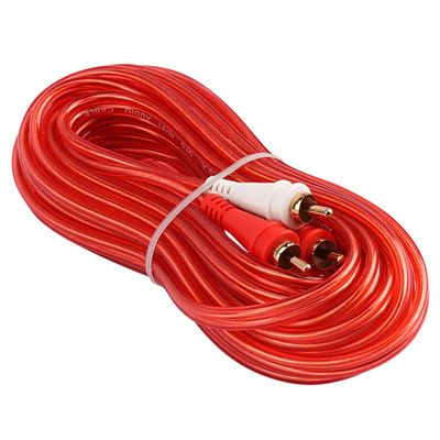 15FT Oxygen Free RCA Audio Cable (BMV-G-15), 10-Pack (10 Individual Cables)