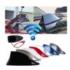 Car Antenna, Car Shark Fin Aerial Antenna Compatible with Evoque Freelander, Auto Roof AM/FM/DAB Radio Signal Aerials,F/Blue(E/Gold) view 4