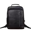 YWMLFZ Genuine Leather Men's Shoulder Backpack Cow Leather Multifunctional Travel Bag Leisure Backpack Computer Bag for 15inch view 1