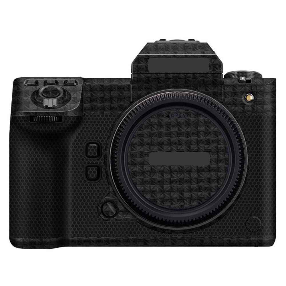 GFX100 II Anti-Scratch Camera Cover Skin Sticker for FujiFilm GFX100 Mark II Camera Protector Film Decals GFX 100II GFX 100 II (Armor Fiber Black)