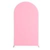 Arch Backdrop Covers Wedding Arch Cover Stand Covers Top Backdrop for Birthday Party Ceremony Banquet Decoration(Pink) view 1