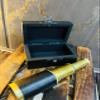 Vintage Style Brass Telescope with Leather Sheath, 6-Inch Spyglass, Nautical Collectible with Wooden Box (Brass Finish) view 3
