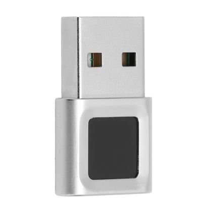 USB Fingerprint Reader 360 Touch Fast Recognition High Sensitivity Fingerprint Sensor for Laptops and PCs System 10/11