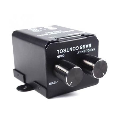 WEISUYUUS Auto Car Remote Amplifier Subwoofer Car Sound Controller Bass Controller Bass Controller Frequency Controller