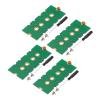 PATIKIL M2 NVME SSD Extended Adapter Card Transfer 2230 2242 2260 2280, 4Pcs M.2 Extension Adapter Change to Long Size with Screwdrivers for Home Office Internet Cafes, Green view 1