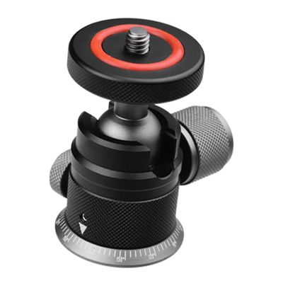 360 Degree Rotating Aluminum Ball Head with 1/4in Screw for Tripod Monopod DSLR Phone Camera 6.6lbs Capacity Rotatable Tripod Head for Monopod