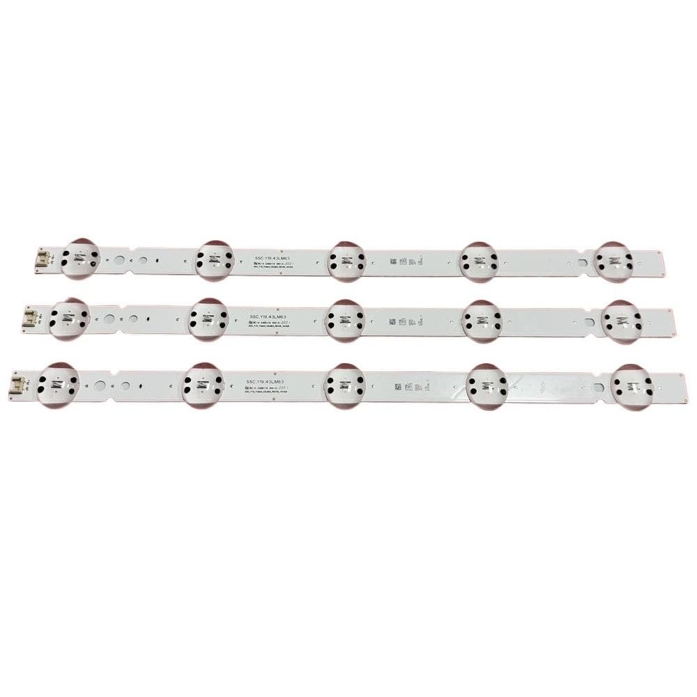 SONGYAWEIM LED Backlight Strip 5LED for 43" TV 43LM6300PLA 43LM6300PSB 43LM63(2 Set for 2 TV)