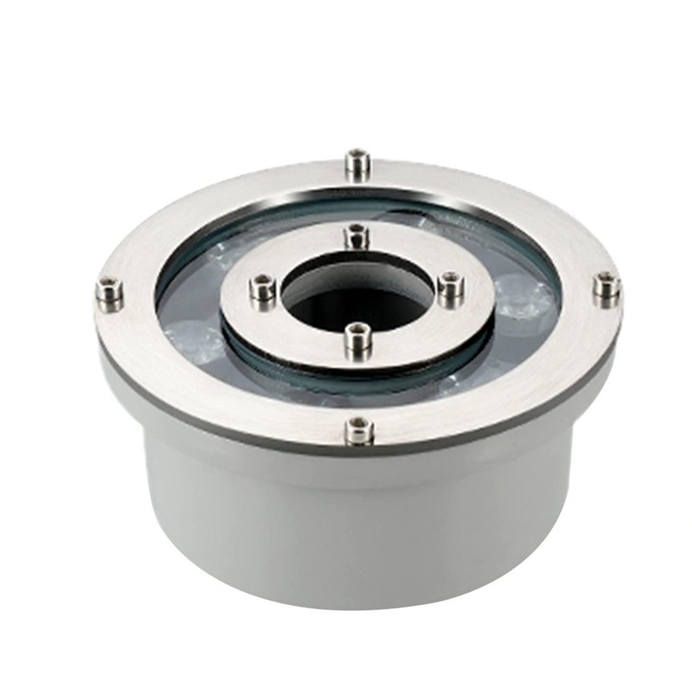 12/24V Submersible LED Spotlight for Garden Fountain Pools - IP68 Waterproof Underwater Pond Lights with Middle Hole