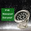 12V Stainless Steel LED Pool Lights - Waterproof Submersible Spotlights for Pond, Fountain, Driveway, Deck, and Steps view 4