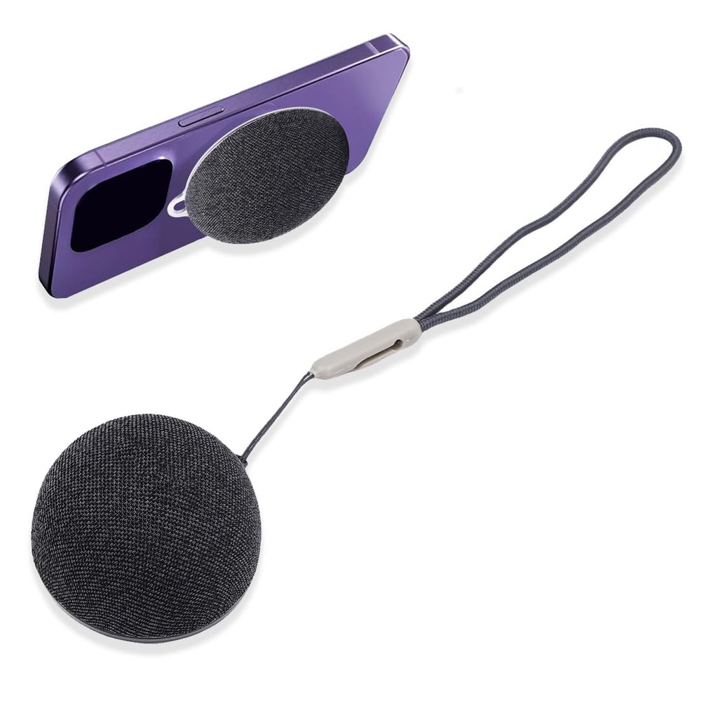YUEHISY Magnetic Bluetooth Speaker, Portable Wireless Speaker with RGB Light Show & 3D Sound, Bluetooth 5.3 Phone Stand for Metal Surfaces