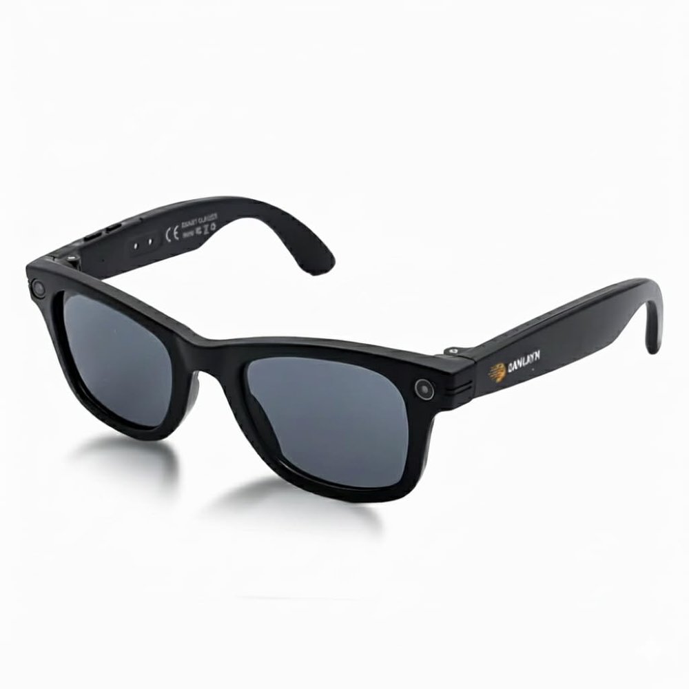 QANLAYN Smart Camera Glasses for Hands-Free Video & Travel Translation, 8MP HD POV Recording, AI Voice Control,Waterproof, photochromic Lenses