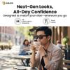 QANLAYN Smart Camera Glasses for Hands-Free Video & Travel Translation, 8MP HD POV Recording, AI Voice Control,Waterproof, photochromic Lenses view 3