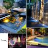 24V Stainless Steel Rotatable Submersible LED Pool Light - IP68 Waterproof for Outdoor Landscape Spotlight view 2