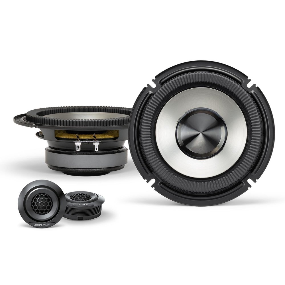Alpine BRV-S65C 6.5" BassRev Component Speaker Set