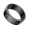 Smart Rings with LED Display Screen, IP68 Waterproof Fitness Rings with Sleep Tracker, Heart Rate and Blood Oxygen Monitoring Functions (Black, 12) view 2