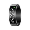 Smart Rings with LED Display Screen, IP68 Waterproof Fitness Rings with Sleep Tracker, Heart Rate and Blood Oxygen Monitoring Functions (Black, 12) view 4