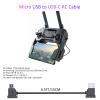 0.5FT Micro USB to USB-C RC Cable for DJI Spark/Mavic Pro/Mavic Mini 1st & SE/Mavic 2 Series/Mavic Air 1st Drone Controller, Link for iPhone Air/17/16/15 Samsung S25/S24/S23/S22/S21, Data Cable (6 in) view 4