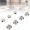 Goshyda 8pcs Speaker Isolation Spikes, Copper Adjustable Turntable Feet with Pads, Vibration Absorption Base for Speaker Amplifier CD DVD Player DAC view 3