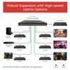 ToVi 48 Port Gigabit PoE Switch with 6x10G SFP+ Uplink High Throughput 1U Rack Mount Switch with Web Based Management GUI PoE for IP Cameras Access Points and Designed for ToVi AV Products view 3