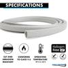 Kable Kontrol 75 Ft - 1.5" Inch Braided Cable Sleeve - Self Closing Split Wire Wrap Cord Hider Organizer Wire Loom Tubing Cover for Automotive, Industrial Cable Management - Platinum Gray view 2