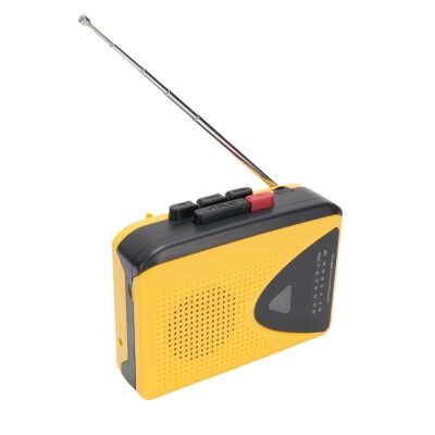 CCYLEZ Retro Cassette Player Recorder, Portable Cassette Player AM FM Reception Radio USB with 12.6 inch Long Antenna for Home Garden Car