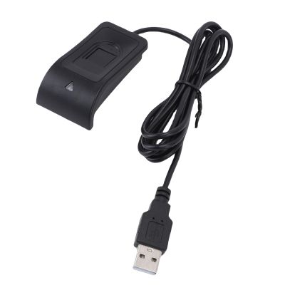 Goshyda USB Fingerprint Reader for Wins Hello, 360 Touch Biometric Scanner, Plug & Play USB Dongle for Wins 10/11, Supports Multi User