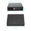 25. Inch Enclosure, Hard Drive for 25. Inch SAS SSD, Aluminum Alloy External Enclosure with LED Indicator and Mechanical Lock, 6Gbps Transfer Rate for Desktop PC Laptop view 2