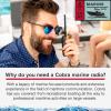 Cobra BlueBound 150 VHF Handheld Marine Radio - Black - 3-Watt, Floating, Long Range, NOAA Weather Alerts, International Functionality, IPX7 Waterproof, USB-C, Submersible, LCD Screen, Belt Clip view 4