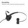 H500 35. Plug Headphone, Telephone Traffic Earphone, Call Center Communication Headset with 360 Degree Rotating Ear Cushion, Clear Chat for Computer Work view 4
