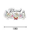 3Pcs Blessed Grandma Sticker - Grandma Birthday - Butterfly - Cute - Sticker for Water Bottle - Mug - Laptop - Luggage - Computer view 2