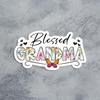 3Pcs Blessed Grandma Sticker - Grandma Birthday - Butterfly - Cute - Sticker for Water Bottle - Mug - Laptop - Luggage - Computer view 4